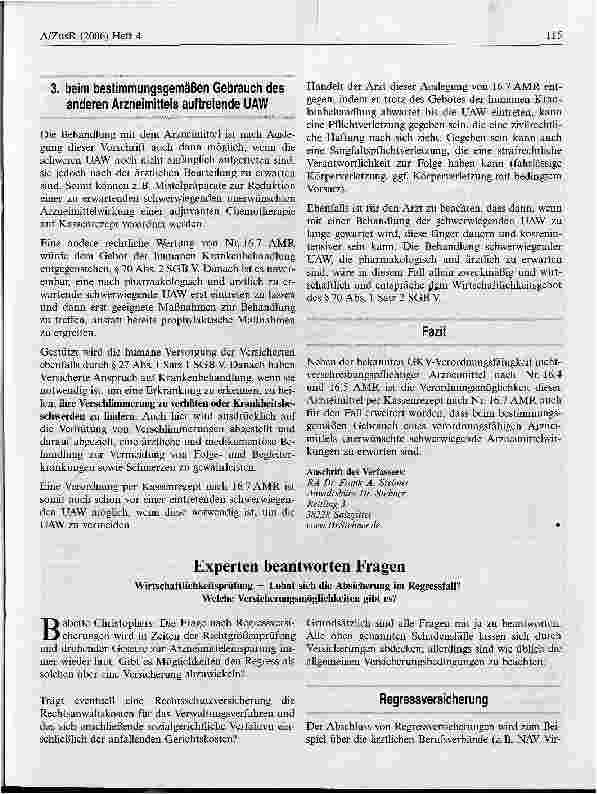Vorschauseite 1: Experten beantworten Fragen