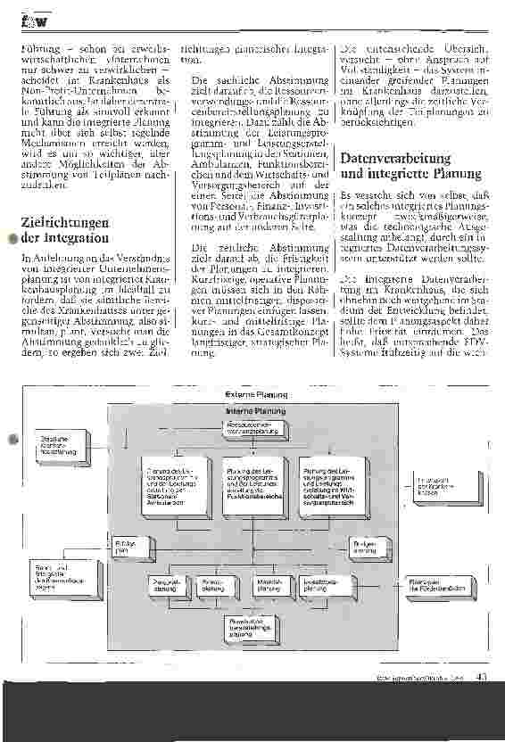 Vorschauseite 2: Integrierte Krankenhausplanung, Zukunftsaufgabe des Krankenhausmanagement