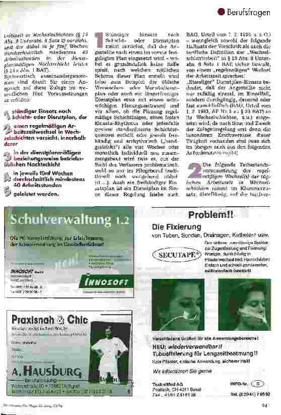 Vorschauseite 2: Schichtzulagen für den Pflegedienst Voraussetzungen und Handhabung in der Praxis