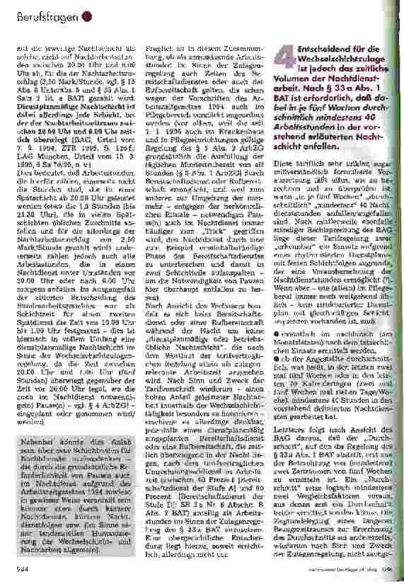 Vorschauseite 5: Schichtzulagen für den Pflegedienst Voraussetzungen und Handhabung in der Praxis