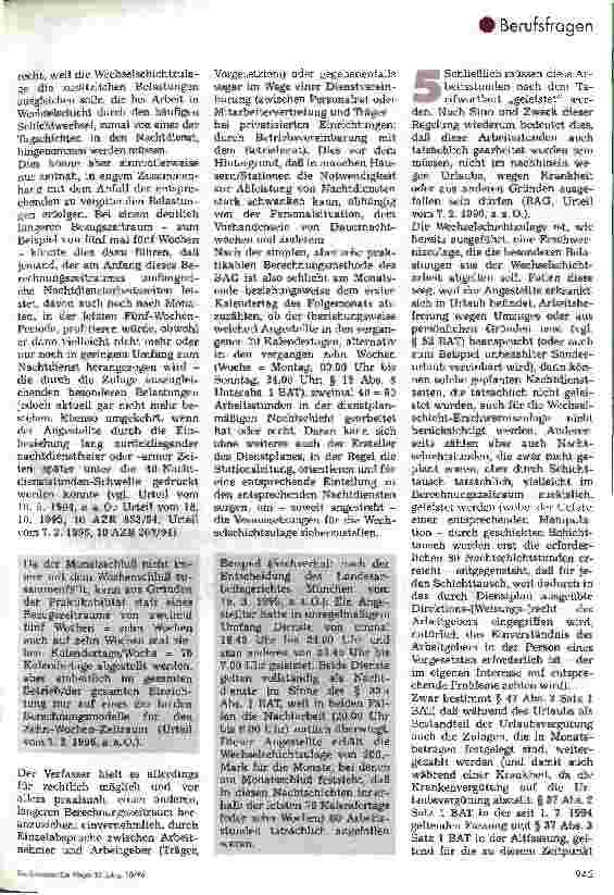 Vorschauseite 6: Schichtzulagen für den Pflegedienst Voraussetzungen und Handhabung in der Praxis