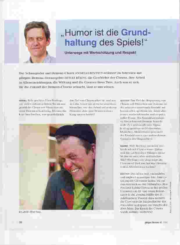 Vorschauseite 1: Humor ist die Grund haltung des Spiels!