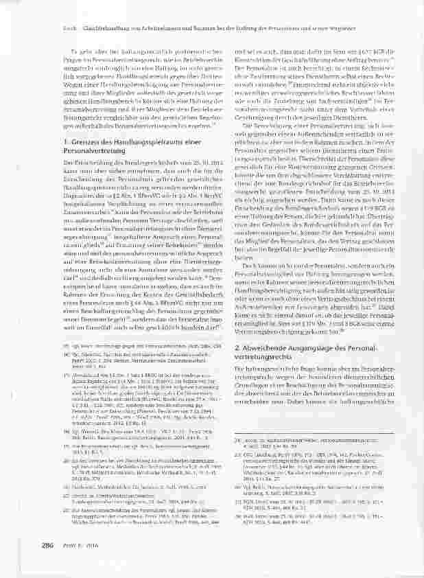Vorschauseite 3: Gleichbehandlung von Arbeitnehmern und Beamten bei der Haftung des Personalrats und seiner Mitglieder