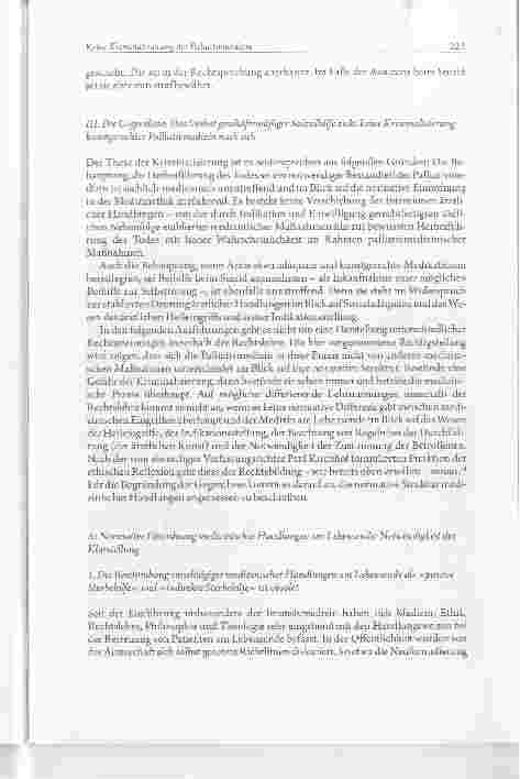 Vorschauseite 5: Keine Kriminalisierung der Palliativmedizin - Ein Nachtrag zur Entscheidung des Bundestages, geschäftsmäßige Suizidassistenz zu verbieten