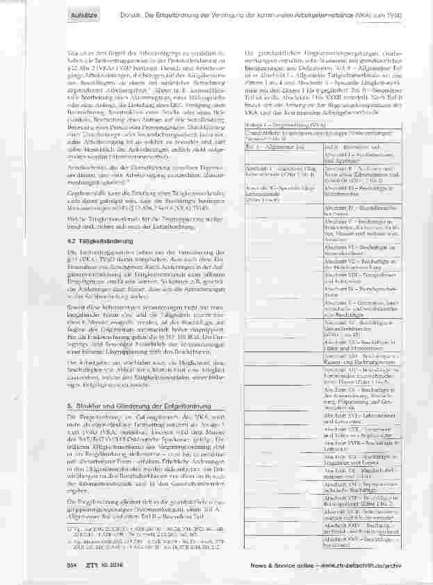 Vorschauseite 4: Die Entgeltordnung der Vereinigung der kommunalen Arbeitgeberverbände (VKA) zum TVÖD Teil 1