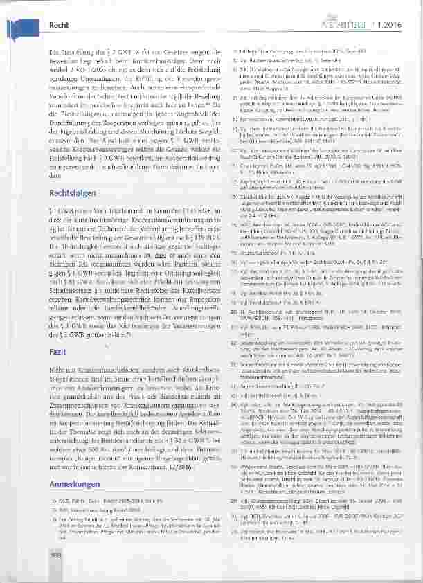 Vorschauseite 5: Kartellrechtliche Bewertung von Krankenhauskooperationen Teil 1