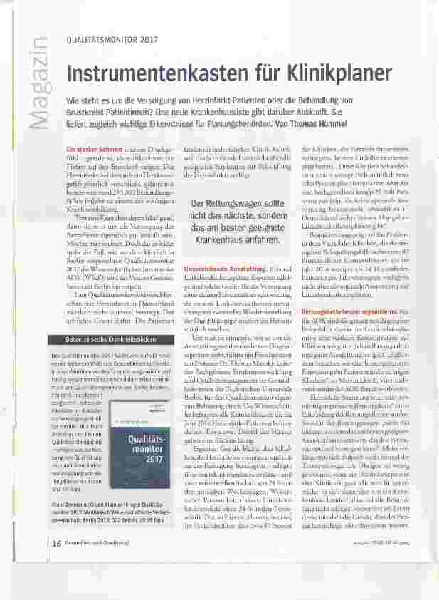 Vorschauseite 1: Instrumentenkasten für Klinikplaner