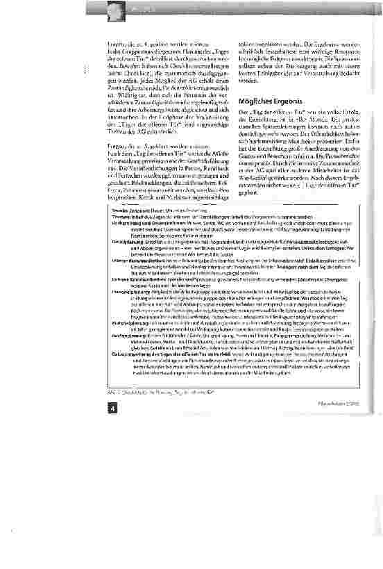 Vorschauseite 4: Tag der offenen Tür in einer Pflegeeinrichtung