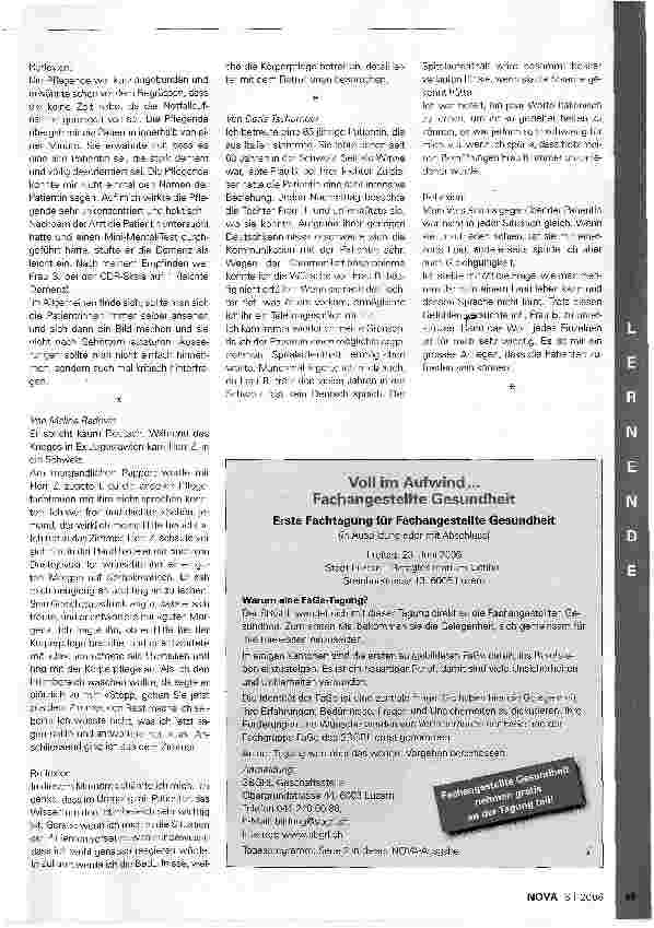 Vorschauseite 2: Vom Umgang mit Missverständnissen