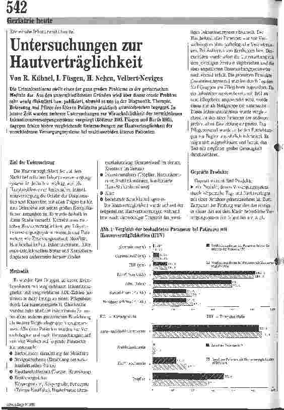 Vorschauseite 1: Untersuchungen zur Hautverträglichkeit