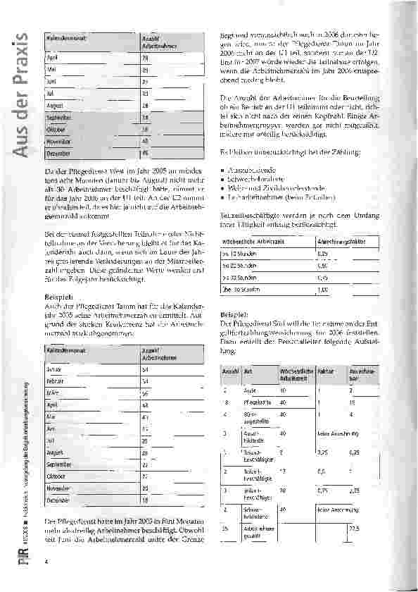 Vorschauseite 2: Neuregelung der Entgeltfortzahlungsversicherung