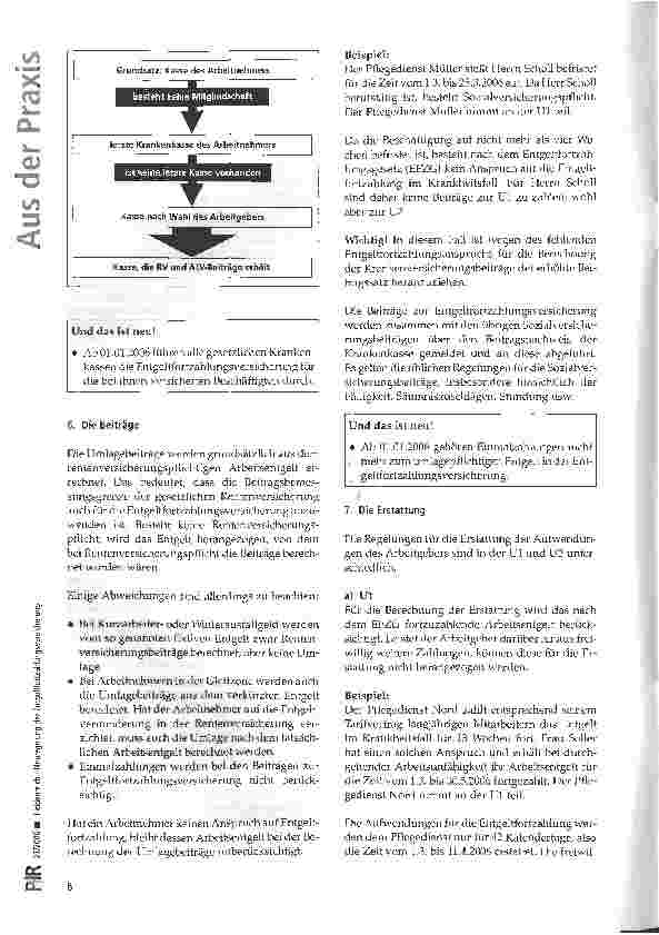 Vorschauseite 4: Neuregelung der Entgeltfortzahlungsversicherung