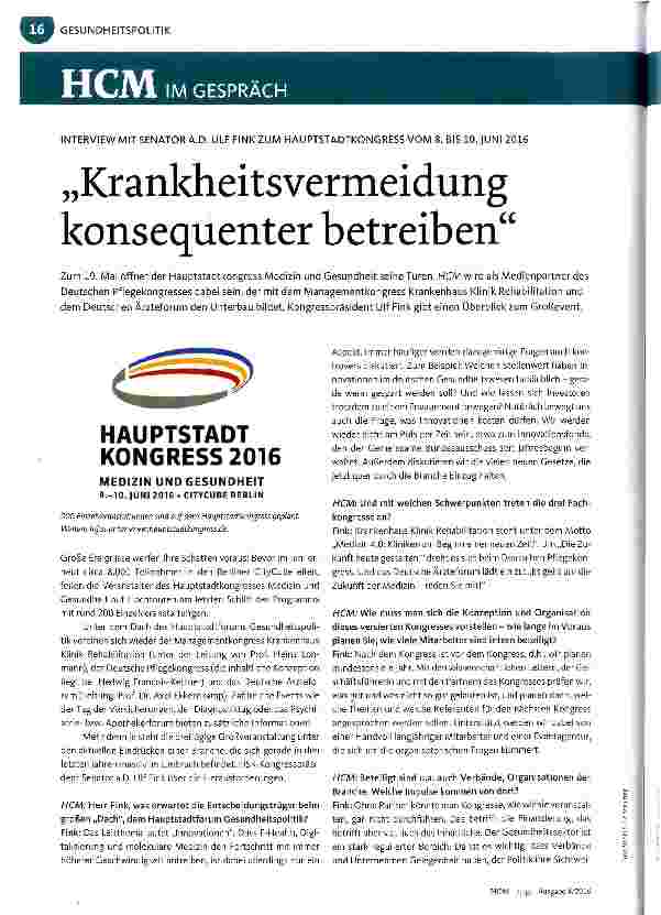 Vorschauseite 1: Krankheitsvermeidung konsequenter betreiben