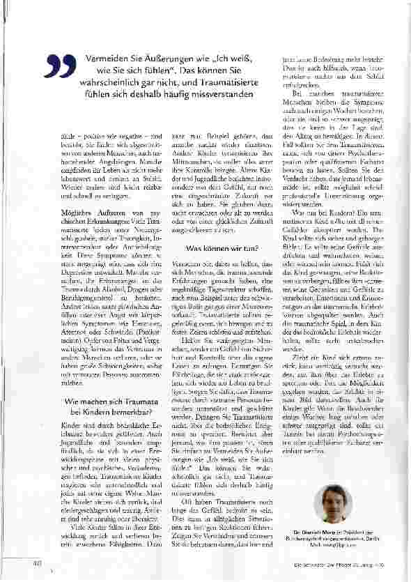 Vorschauseite 3: Wenn das Erlebte krank macht