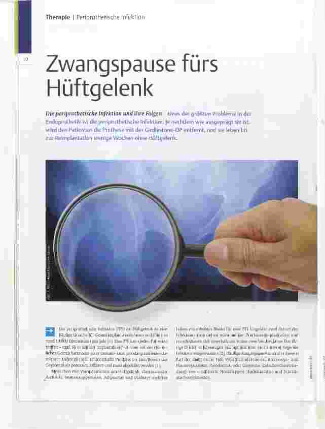 Vorschauseite 1: Zwangspause fürs Hüftgelenk