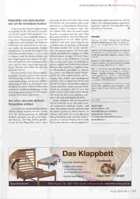 Vorschauseite 4: Mit Kinaesthetics Infant Handling zu mehr Lebensqualität