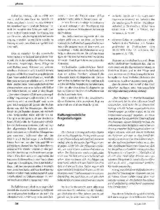Vorschauseite 3: Rechtsfragen zu Fixierungen von Patienten im Intensivbereich
