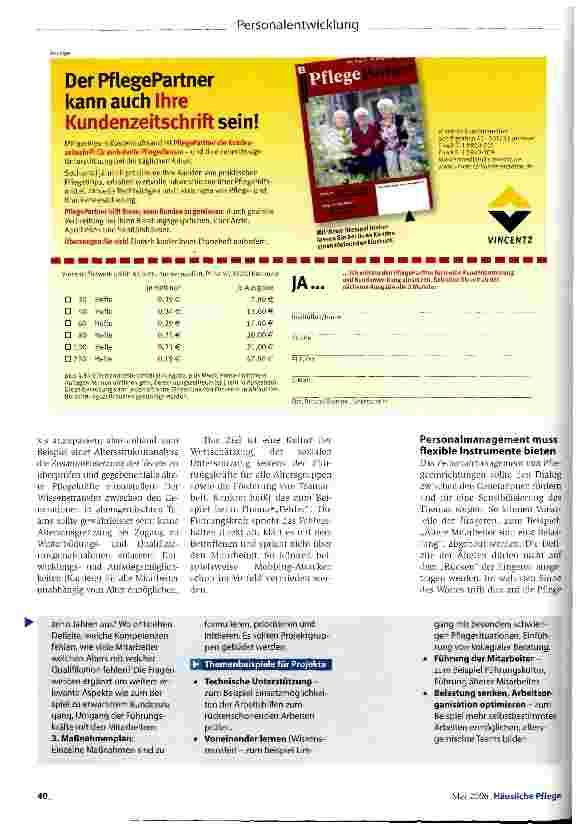Vorschauseite 3: Das Wissen älterer Mitarbeiter nutzen