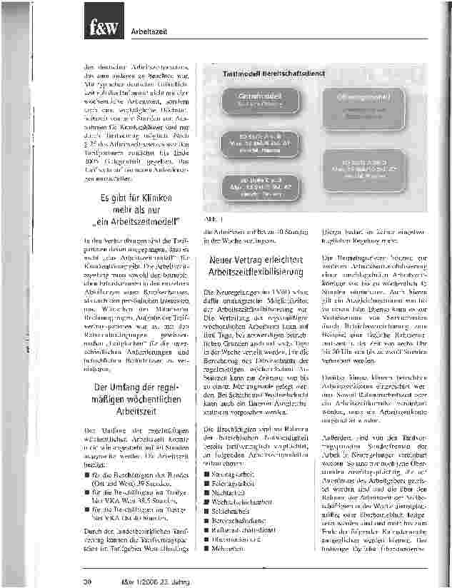 Vorschauseite 2: Der neue Tarifvertrag TVöD: Mehr Flexibilität und ProduktivitätDie Prozessabläufe müssen den Arbeitszeitmodellen angepasst werden