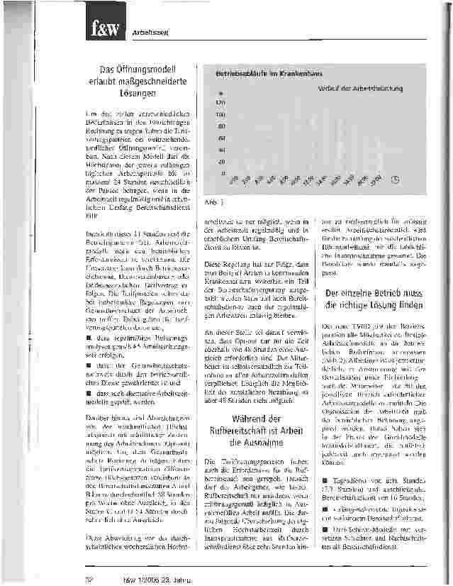 Vorschauseite 4: Der neue Tarifvertrag TVöD: Mehr Flexibilität und ProduktivitätDie Prozessabläufe müssen den Arbeitszeitmodellen angepasst werden