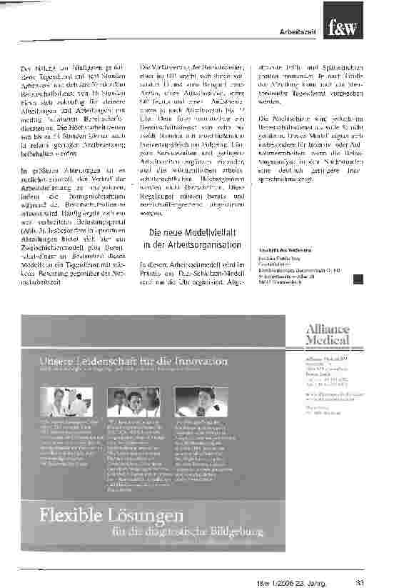 Vorschauseite 5: Der neue Tarifvertrag TVöD: Mehr Flexibilität und ProduktivitätDie Prozessabläufe müssen den Arbeitszeitmodellen angepasst werden