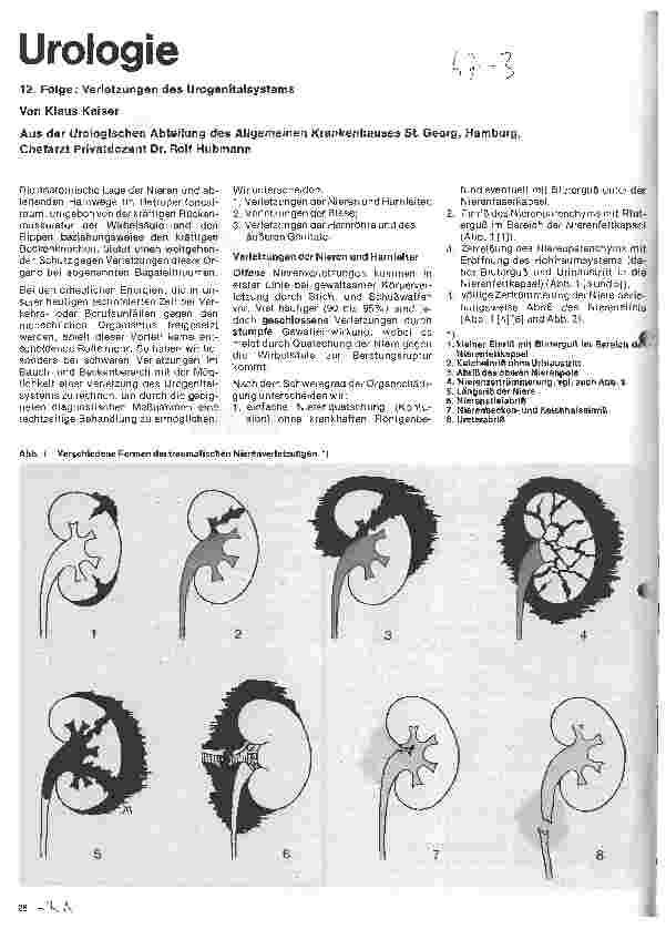 Vorschauseite 1: Urologie 12. Folge: Verletzungen des Urogenitalsystems