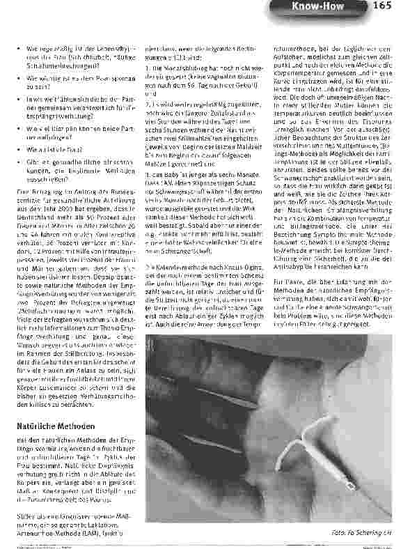 Vorschauseite 2: Empfängnisverhütung in der Stillzeit