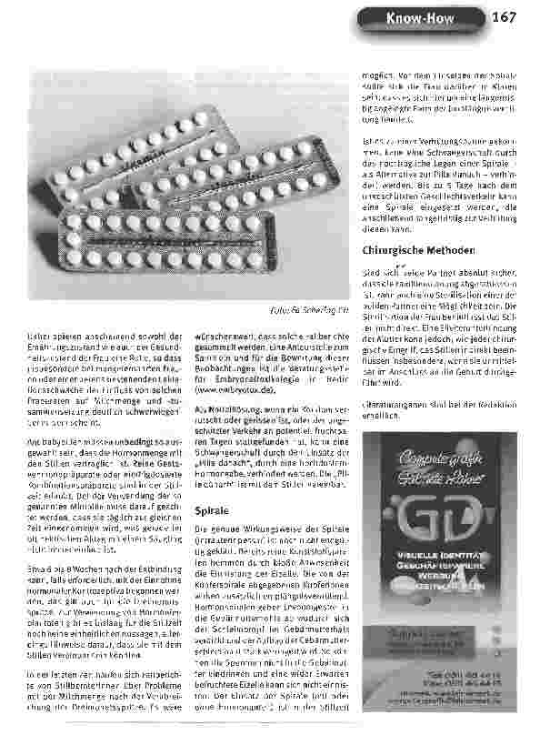 Vorschauseite 4: Empfängnisverhütung in der Stillzeit