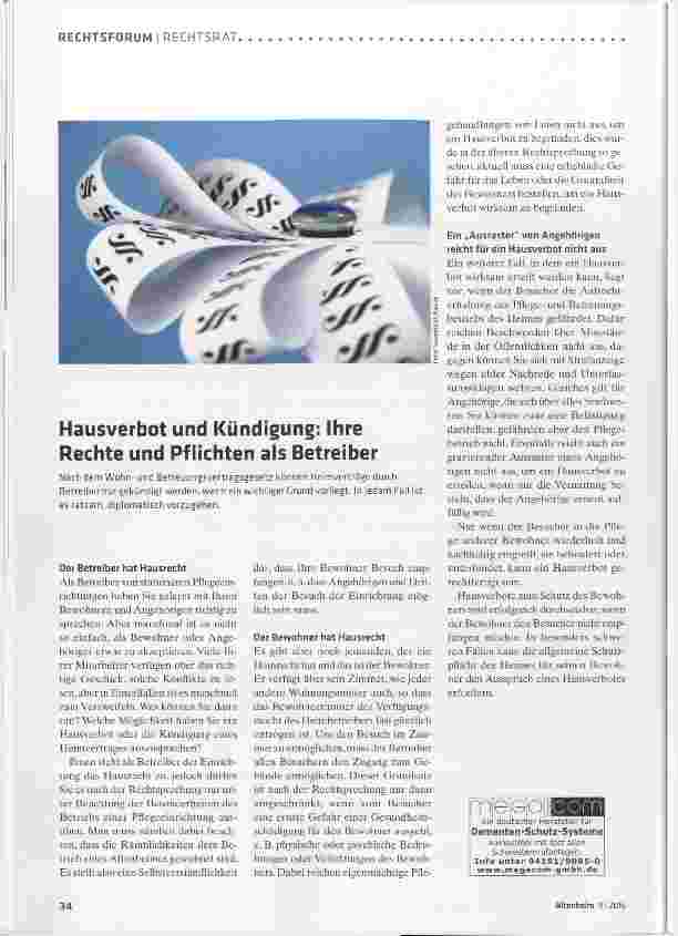 Vorschauseite 1: Hausverbot und Kündigung: Ihre Rechte und Pflichten als Betreiber