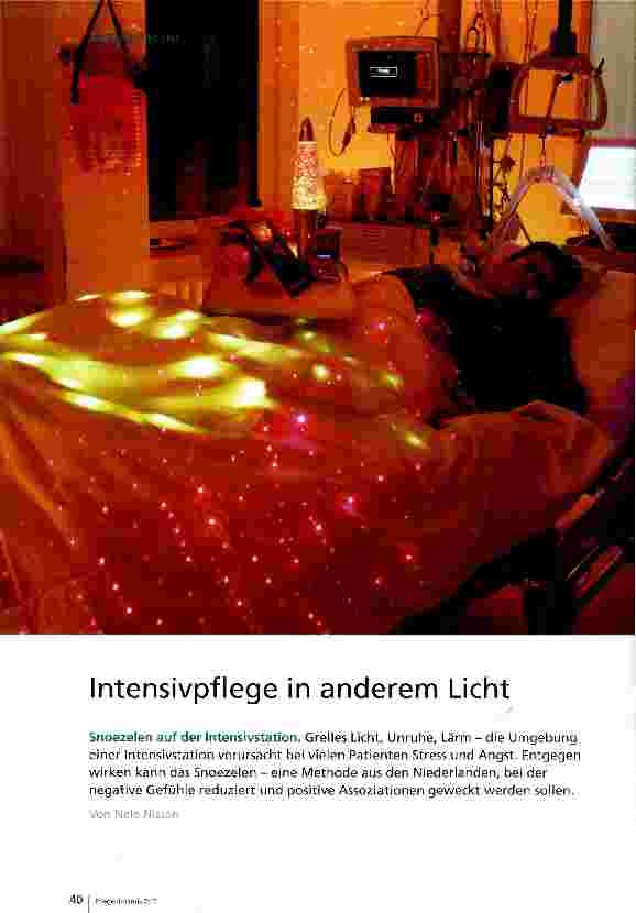 Vorschauseite 1: Intensivpflege in anderem Licht