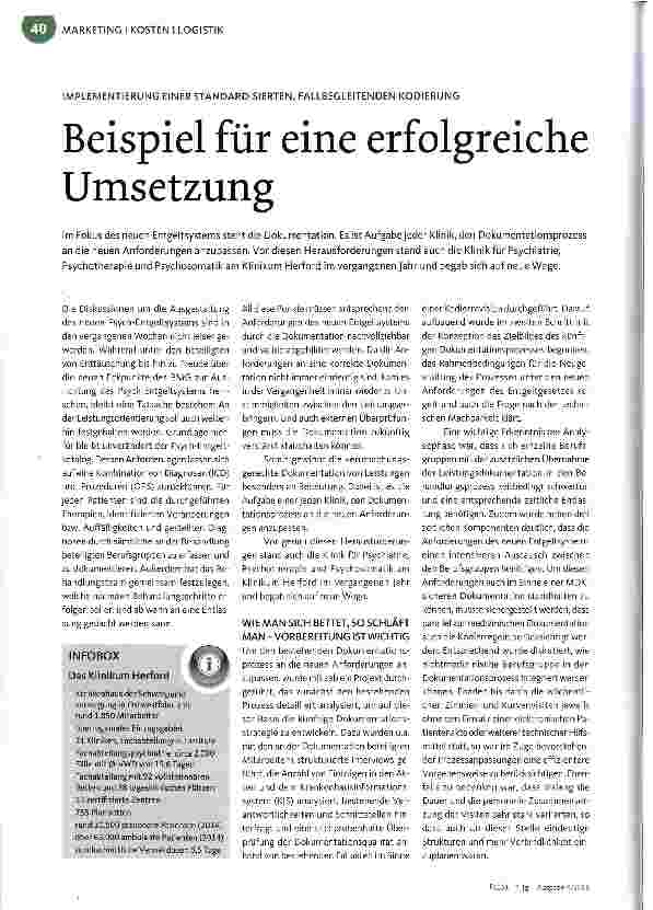 Vorschauseite 1: Beispiel für eine erfolgreiche Umsetzung