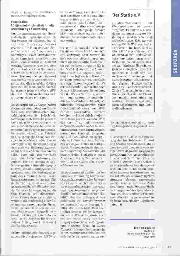 Vorschauseite 4: Mit Praktikerwissen eine harte Controlling-Nuss knacken