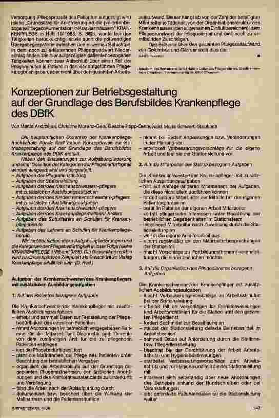 Vorschauseite 3: Werden Anhaltszahlen durch neue Berechnungsmethoden abgelöst ? Teil II