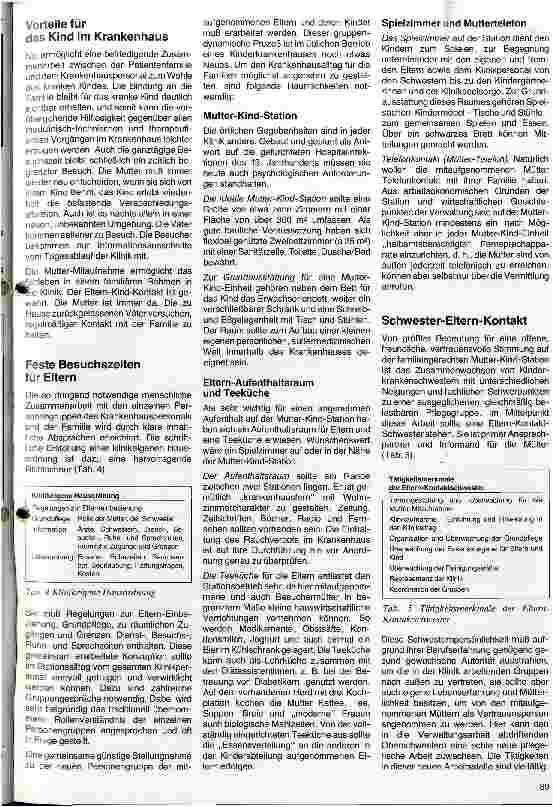 Vorschauseite 2: Erfahrungen mit verschiedenen Formen des Eltern-Kind-Kontaktes im Kinderkrankenhaus - Organisation einer Mutter-Kind-Station
