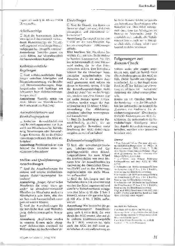 Vorschauseite 2: Das Gleichbehandlungsgesetz