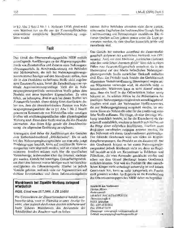 Vorschauseite 4: Charakteristische Zutaten sind keine Zusatzstoffe!