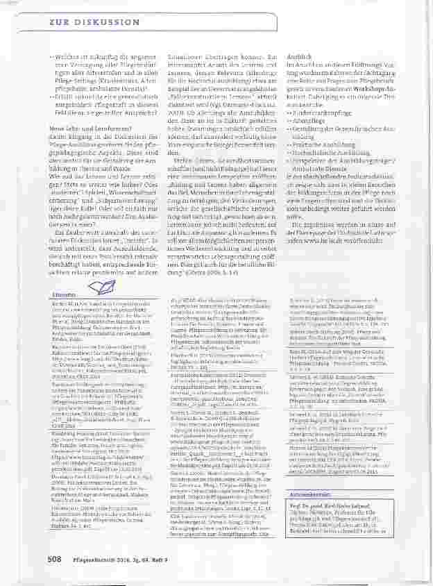 Vorschauseite 4: Kritisch-konstruktiver Umgang mit dem Pflegeberufsgesetz