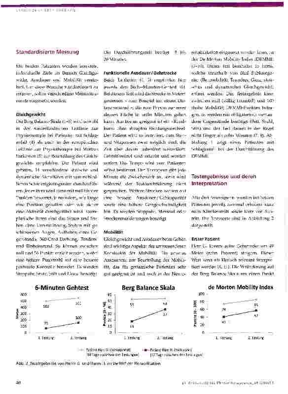 Vorschauseite 2: Standardisierte Messverfahren für neurologische Patienten