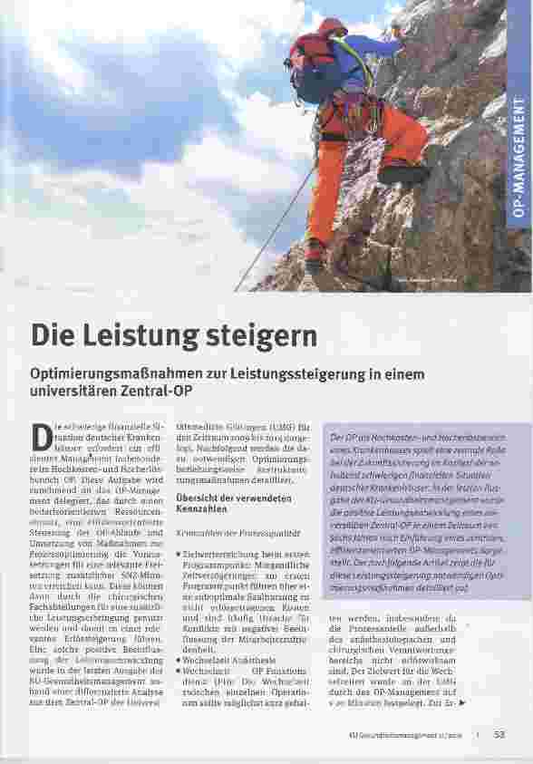 Vorschauseite 1: Die Leistung steigern