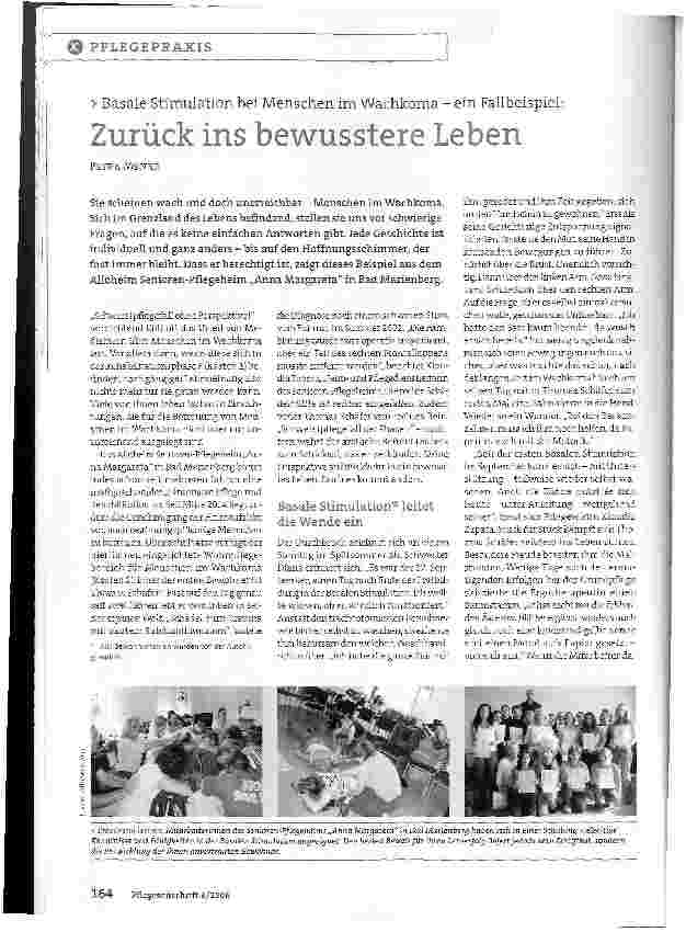 Vorschauseite 1: Zurück ins bewusstere Leben