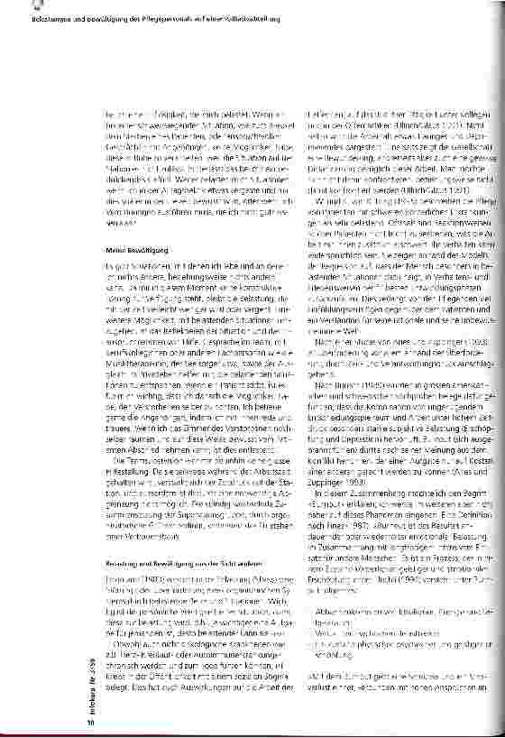 Vorschauseite 2: Belastungen und Bewältigung des Pflegepersonals auf einer Palliativabteilung