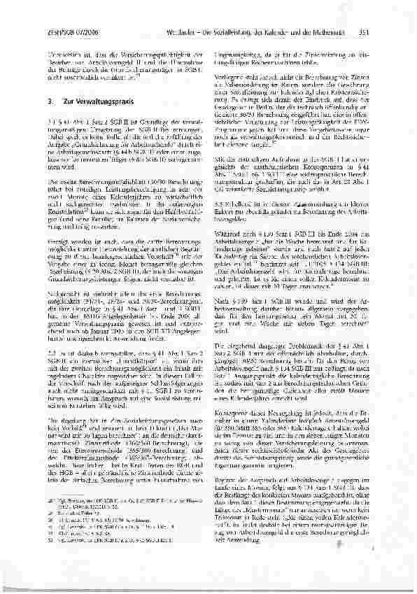 Vorschauseite 5: Die Sozialleistung, der Kalender und die Mathematik