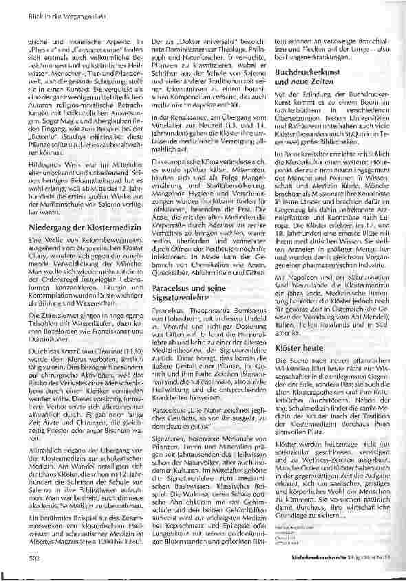Vorschauseite 4: Himmel und Erde - Ein Blick zurück auf die Heilkunst