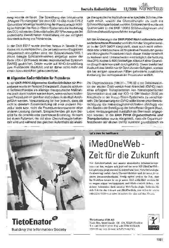 Vorschauseite 3: Deutsche Kodierrichtlinien Version 2007