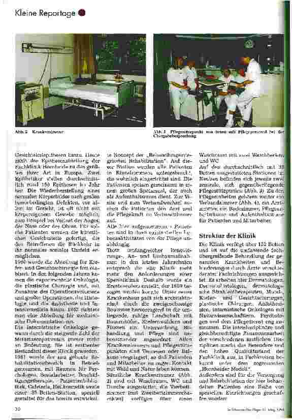 Vorschauseite 2: Die Fachklinik Hornheide Eine Spezialklinik für Behandlung und Pflege von Patienten mit Tumoren, Tuberkulose und Wiederherstellung an Gesicht und Haut