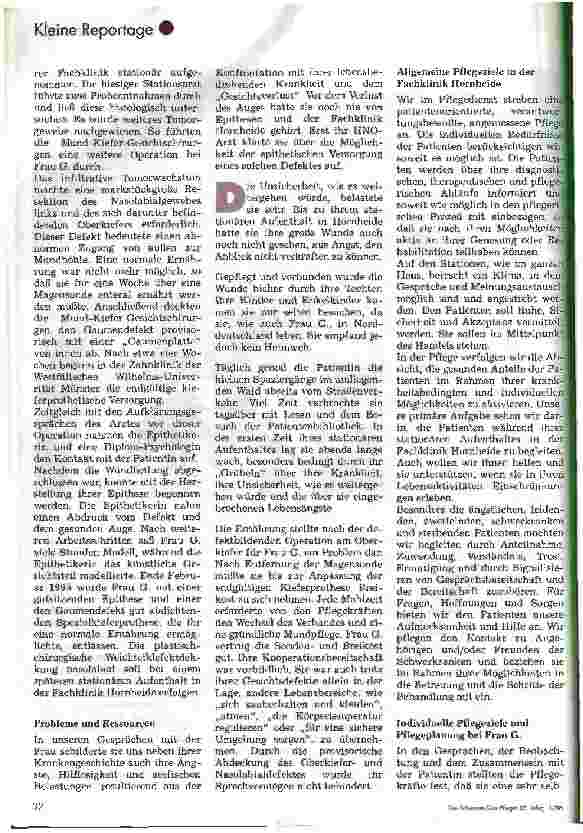 Vorschauseite 4: Die Fachklinik Hornheide Eine Spezialklinik für Behandlung und Pflege von Patienten mit Tumoren, Tuberkulose und Wiederherstellung an Gesicht und Haut
