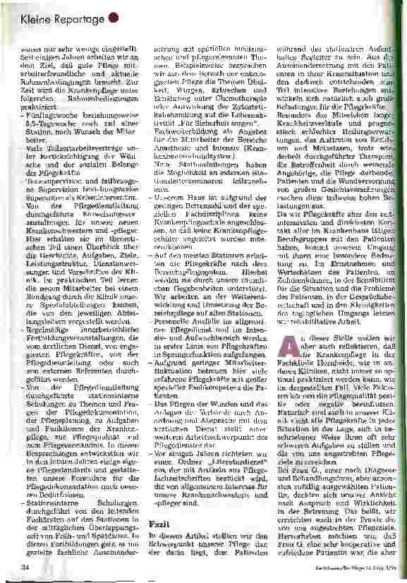 Vorschauseite 6: Die Fachklinik Hornheide Eine Spezialklinik für Behandlung und Pflege von Patienten mit Tumoren, Tuberkulose und Wiederherstellung an Gesicht und Haut