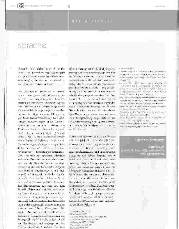 Vorschauseite 2: Schwester / Krankenschwester: die Sprache als soziale Wirklichkeit