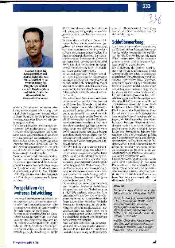 Vorschauseite 2: Die Zukunft der Krankenhausfinanzierung ist noch offen Bundespflegesatzverordnung/Teil 2