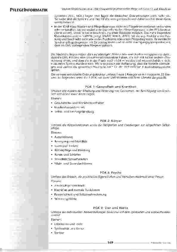 Vorschauseite 3: Die Komplexität psychiatrischer Pflege auf einem 17 ZollBildschirm